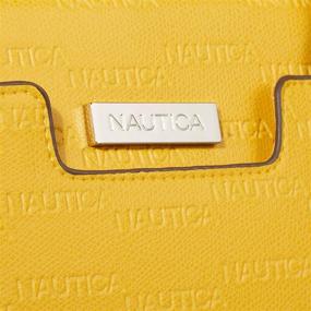 img 2 attached to Nautica Removable Crossbody Embossed 👜 Satchel for Women - Handbags & Wallets