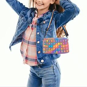 img 2 attached to 🌈 Yohica Rainbow Sensory Fidget Handbags