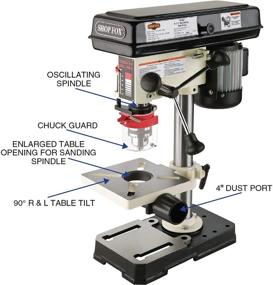 img 1 attached to 🔨 Shop Fox W1667 Benchtop Oscillating Machine