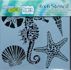 img 3 attached to 🎨 Creatures Painting & Drawing Templates for Crafters: Journaling, Scrapbooking, and Art Supplies