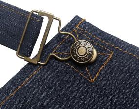 img 2 attached to Waterproof Denim Jean Kitchen Apron with Pockets for Women and Men