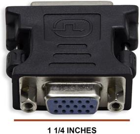 img 2 attached to 🔌 DVI Male to VGA Female Adapter: Syba CL-ADA31002 for Seamless Video Conversions