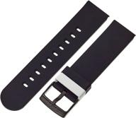 ⌚ black silicone hadley roma watch logo