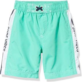 img 1 attached to IXtreme Toddler Trunks Shorts Seafoam Boys' Clothing