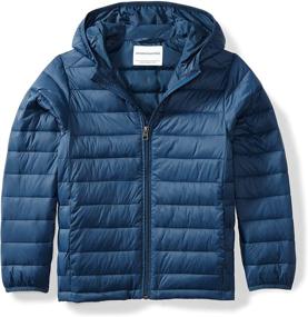 img 4 attached to 🧥 Top-rated Amazon Essentials Packable Boys' Jackets & Coats: Lightweight and Water Resistant Clothing