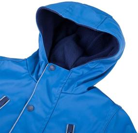 img 2 attached to 🧥 Top-Quality Ander Forest Kids Rain Jackets: Lightweight, Waterproof & Hooded Winter Coats for Boys and Girls