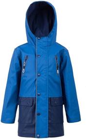 img 4 attached to 🧥 Top-Quality Ander Forest Kids Rain Jackets: Lightweight, Waterproof & Hooded Winter Coats for Boys and Girls