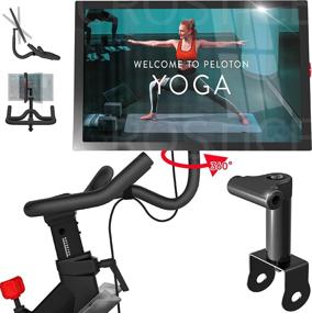 img 4 attached to 🔄 Crostice Upgraded Swivel Arm for Peloton Screen - 360º Movement Monitor Adjuster, Ideal for Peloton Pivot & Newer Models - Perfect Peloton Bike Accessory (Not for Peloton Bike+)