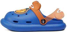 img 3 attached to 👞 Inminpin Cartoon Sandals: Stylish Toddler Slippers for Boys in Clogs & Mules