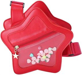 img 1 attached to 🎒 Fascinating Leather Transparent Backpacks: Crossbody Women's Handbags & Wallets - Unravel the Style!