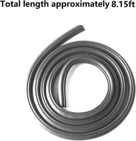 img 3 attached to Whirlpool Kenmore Dishwasher Gasket Replacement - Improved Door Seal WPW10509257 W10082795 by Poweka