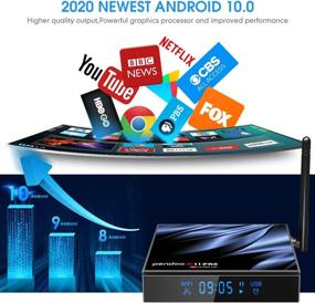 img 1 attached to 📺 2021 Newest Pendoo X11 PRO Android TV Box 10.0: 4GB RAM, 32GB ROM, Dual-Wifi 5GHz/2.4GHz, USB 3.0, 6K Ultra HD, H.265 Android Box