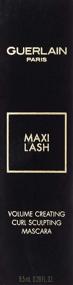 img 3 attached to 🖤 Guerlain Noir Maxi Lash Mascara – Volume-Creating Curl Sculpting Formula, Shade 01 Noir