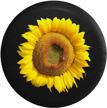 bright yellow vibrant sunflower wrangler logo