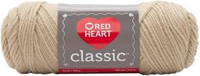 img 1 attached to 🧶 Red Heart Classic Yarn Tan 3-Pack E267 3.5 Oz - Durable and Versatile Yarn Bundle for All Your Crafting Needs