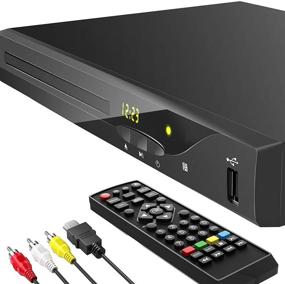 img 4 attached to Высокопроизводительный Blu-ray DVD-плеер: домашняя кинотеатральная система 1080P, воспроизводит все DVD-диски 🔵 и регион A 1 Blu-ray, подключение через USB и HDMI, совместимость PAL/NTSC.