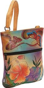 img 3 attached to 👜 Exquisite Anna Anuschka Crossbody: Hand Painted Original Women's Handbags & Wallets