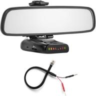 🔌 mirror mount bracket + wire power cord for uniden dfr radar mount (3001109) logo