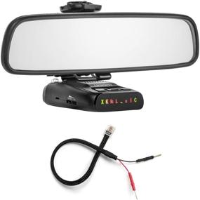 img 3 attached to 🔌 Mirror Mount Bracket + Wire Power Cord for Uniden DFR Radar Mount (3001109)