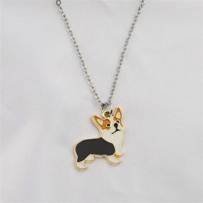 img 3 attached to FUSTMW Dog Lovers Necklace Gifts: Dachshund, Corgi, and Chihuahua Necklace for Dog Owners - Jewelry for Pet Lovers