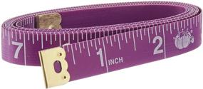 img 3 attached to 📏 Dritz 60-Inch Tape Measure, 1/2-Inch x 60-Inch, Purple