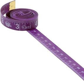 img 1 attached to Лента измерительная Dritz 60 дюймов, 1/2 дюйма x 60 дюймов, фиолетовая