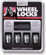 🔒 gorilla automotive 71681n acorn wheel locks (1/2" thread size) - pack of 4: ensure optimal wheel security now! logo