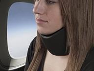 🌙 optimal support black travel pillow with embrace sleep collar logo