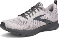 👟 stylish and sturdy: brooks revel ebony alloy metallic men's shoes for active men логотип