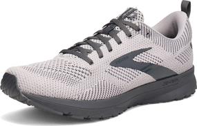 img 4 attached to 👟 Stylish and Sturdy: Brooks Revel Ebony Alloy Metallic Men's Shoes for Active Men