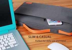 img 1 attached to 📦 ProCase 12-12.9 inch Sleeve Case Bag: Surface Pro X, MacBook Pro 13, iPad Pro Protective Handbag