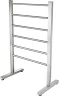 🛀 anzzi riposte towel warmer: 6-bar floor mount in brushed nickel for energy efficient towel drying and quick heating - tw-az102bn logo