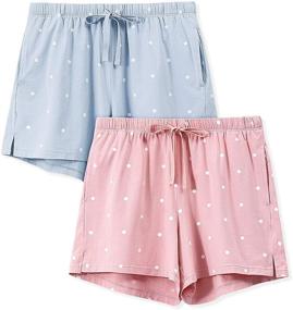 img 4 attached to 👚 Femofit Women's Sleep Shorts: Stylish and Comfy Lounge Shorts (Pack of 2, S~XL)