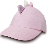 girls baseball cap hat: stylish sun protection for kids during spring and summer beach adventures logo