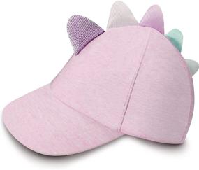 img 3 attached to Girls Baseball Cap Hat: Stylish Sun Protection for Kids During Spring and Summer Beach Adventures