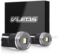 vleds 2pcs 80lm 6000k white logo