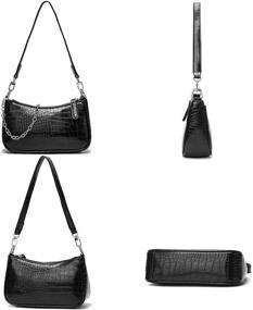 img 1 attached to Shoulder Removable Crossbody Handbag Closure Women's Handbags & Wallets for Shoulder Bags