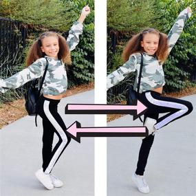 img 2 attached to 🌟 Sparkling Glitter Sequin Legging T-Shirt Set - Girls' Clothing for Stylish Leggings