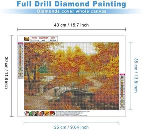 img 3 attached to Diamond Painting Rhinestone Picture 12X16In