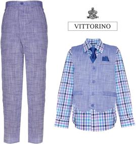 img 3 attached to Vittorino Linen Pants: Stylish Boys' Clothing for all Occasions