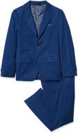 👔 isaac mizrahi boys' 2-piece charcoal husky suit - top choice for suits & sport coats logo