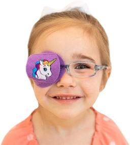 img 1 attached to 🦄 Patch Pals Child Unicorn Eye Glass Eye Patch - Right Coverage for Optimal Eye Care