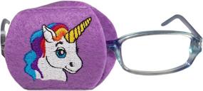 img 3 attached to 🦄 Patch Pals Child Unicorn Eye Glass Eye Patch - Right Coverage for Optimal Eye Care
