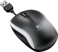 logitech corded mouse m125 silver логотип