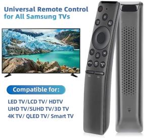 img 2 attached to 📺 Gvirtue Universal Remote Control: All-in-One Replacement for Samsung TV - LCD, LED, QLED, HDTV, 3D, 4K, 8K UHD - Smart TV Compatibility, includes Netflix & Prime Video Buttons