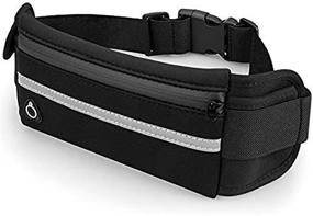 img 3 attached to 🏃 MOVOYEE Running Belt for Men Women - Phone Holder for iPhone 11 12 Pro Max Xs Xr X 10 8 7 6 Plus/Samsung Galaxy - Waterproof Slim Fanny Pack Pouch for Hydration, Walking, Sport, Hiking - Waist Pack Runner Belt Bag for Kids