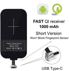 img 3 attached to 🔌 Type C Wireless Charging Receiver - Nillkin Magic Tag USB C Qi Wireless Charger Receiver Chip for Google Pixel/2/3a/Nexus 6P and More USB-C Phones