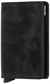 img 1 attached to Authentic Leather RFID Slim Wallet for Men - Holds up to 12 Cards