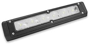 img 2 attached to 🏕️ Dream Lighting 12V DC Heavy Duty LED Awning Light Bar for Outdoor RV Trailer Boat, IP65 Water-resistant Porch Light Wall Lamp for Garden Garage Illumination, 720 Lumens—Black Housing, Cool White, 7.8-inch / 200mm