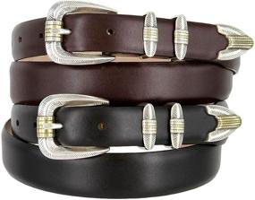 img 2 attached to 🐊 Genuine Italian Leather Designer Alligator Men's Belts & Accessories: Unparalleled Style and Quality